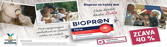 Podporte trávenie BIOPRON Forte 40% zľava